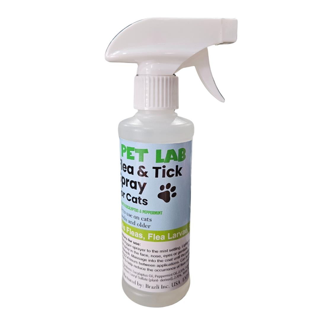 Pet Lab Flea & Tick Spray for Cats