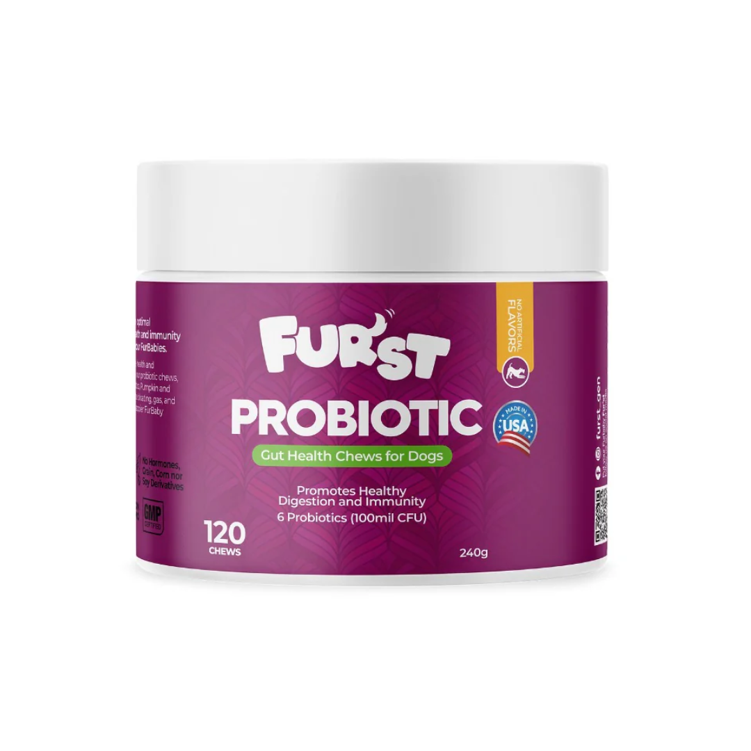 Fur'st Probiotic Dog Supplement 120 chews