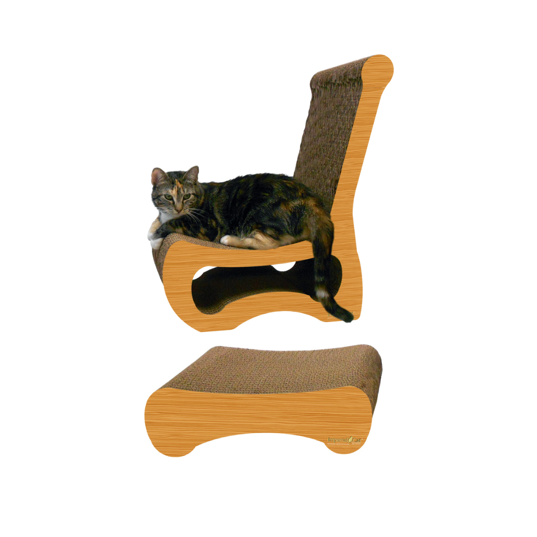 Scratch 'n Shapes Easy Chair & Ottoman Combo