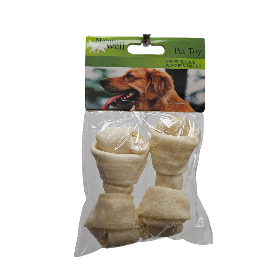 Nature Well 4" Rawhide Bones