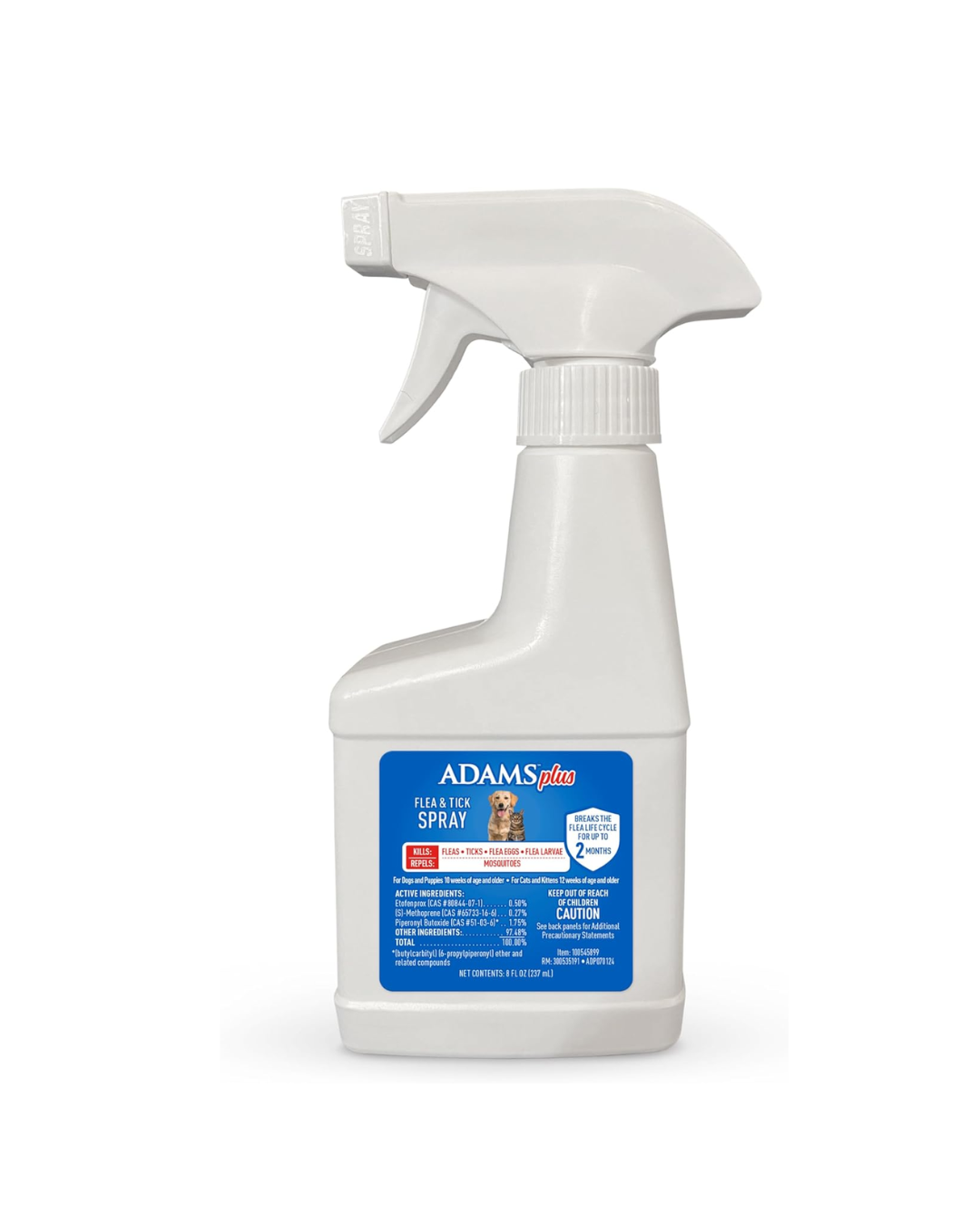 Plus Flea & Tick Spray with Precor for Dogs and Cats