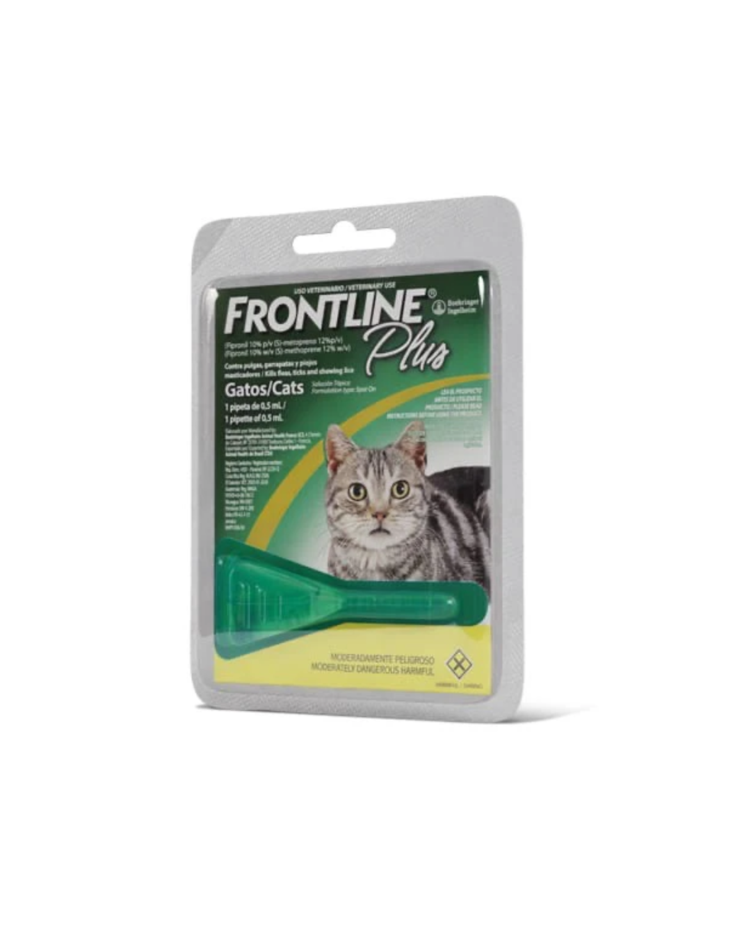 FRONTLINE Plus Flea and Tick Treatment for Cats Over 1.5 lbs Single Dose