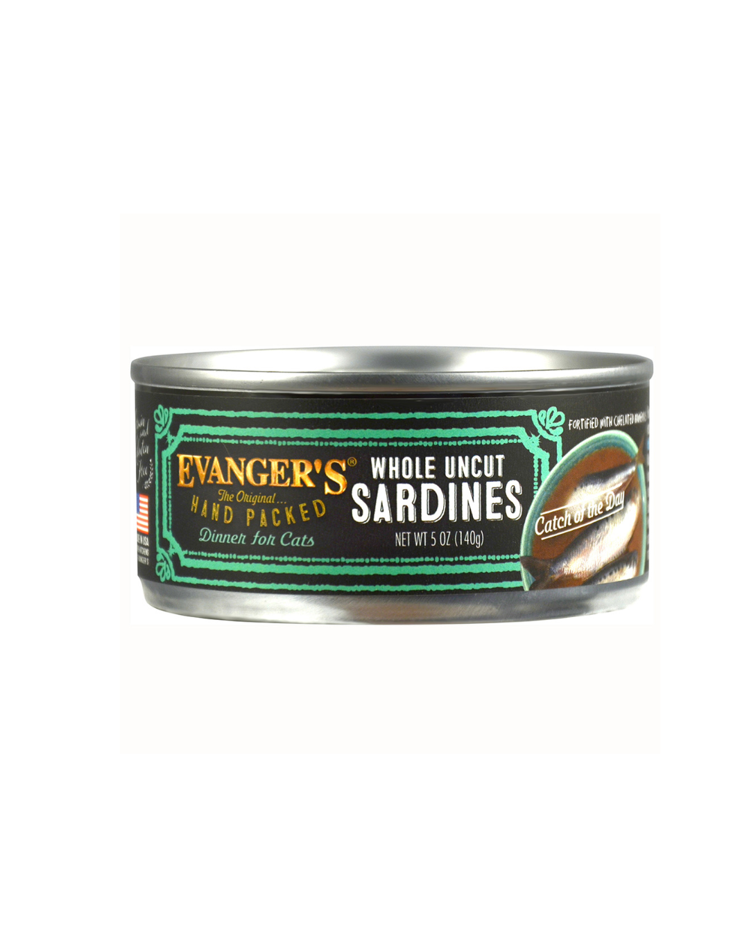 Evangers Hand Packed Catch of the Day – Whole Sardines for Cats