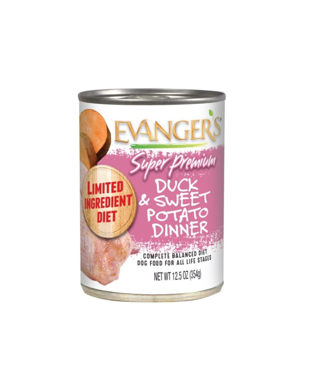 Evangers Super Premium Duck & Sweet Potato Dinner For Dogs