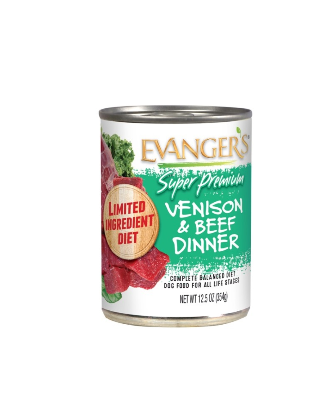 Evangers Super Premium LID Venison + Beef Dinner For Dogs