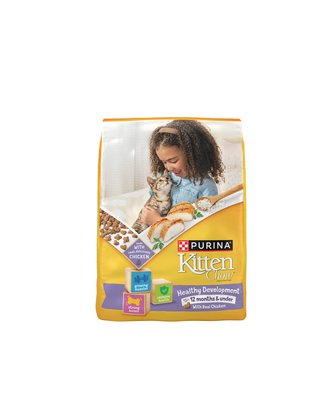 Purina Kitten Chow Healthy Development with Real Chicken Dry Kitten Food