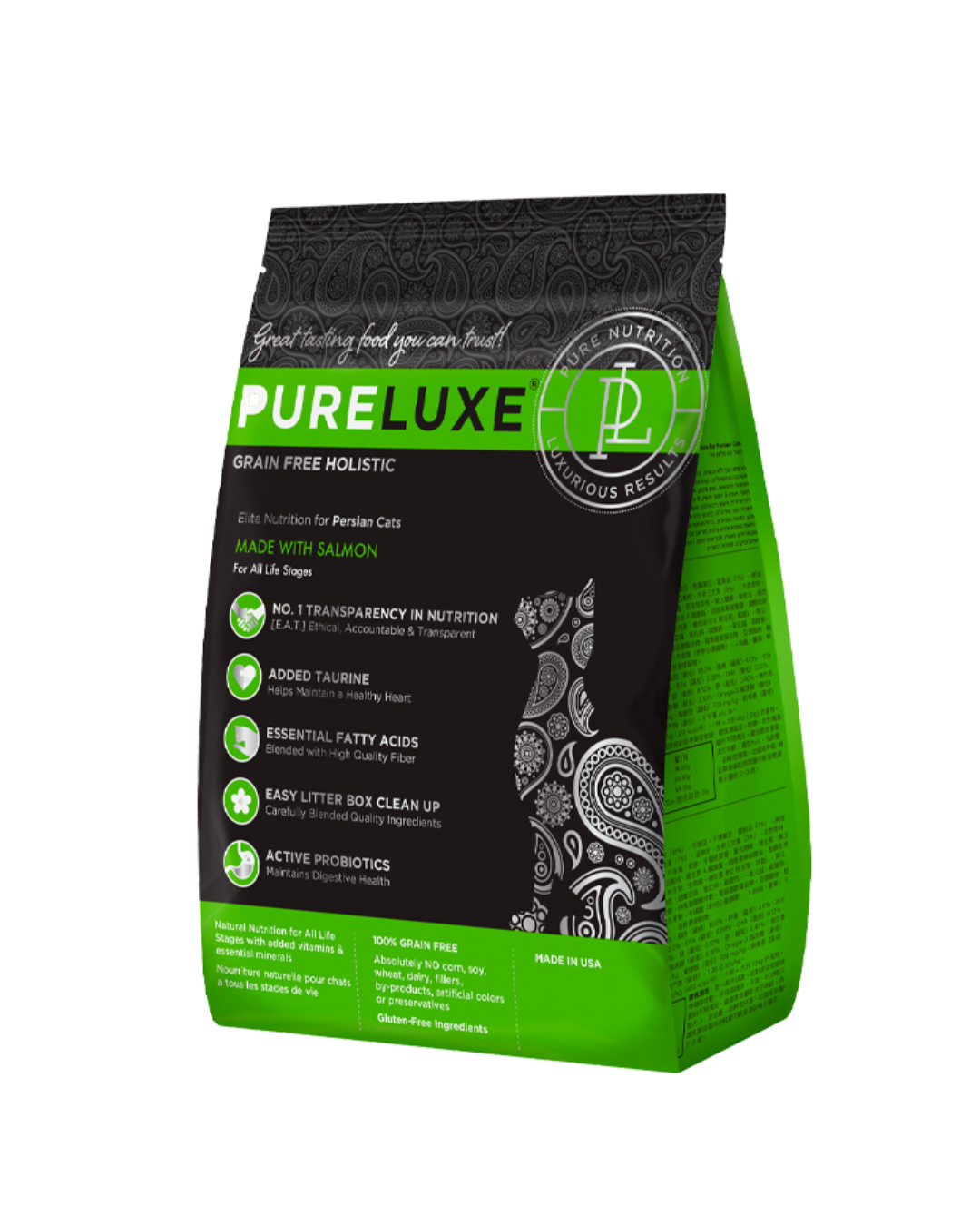 PURELUXE ELITE NUTRITION GRAIN FREE HOLISTIC™ For Persian Cats