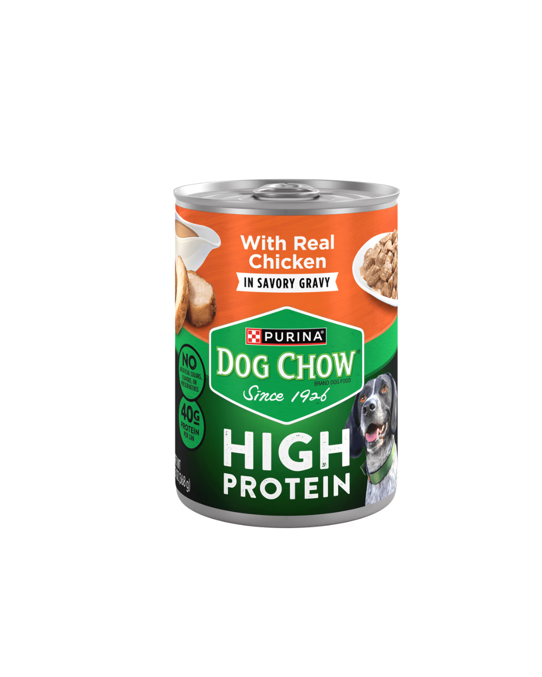 Purina Dog Chow High Protein Wet Dog Food with Real Chicken in Gravy