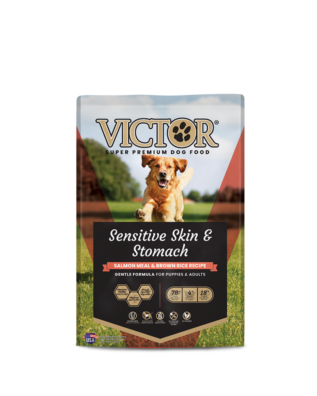 Victor Sensitive Skin & Stomach Salmon Meal & Brown Rice Recipe
