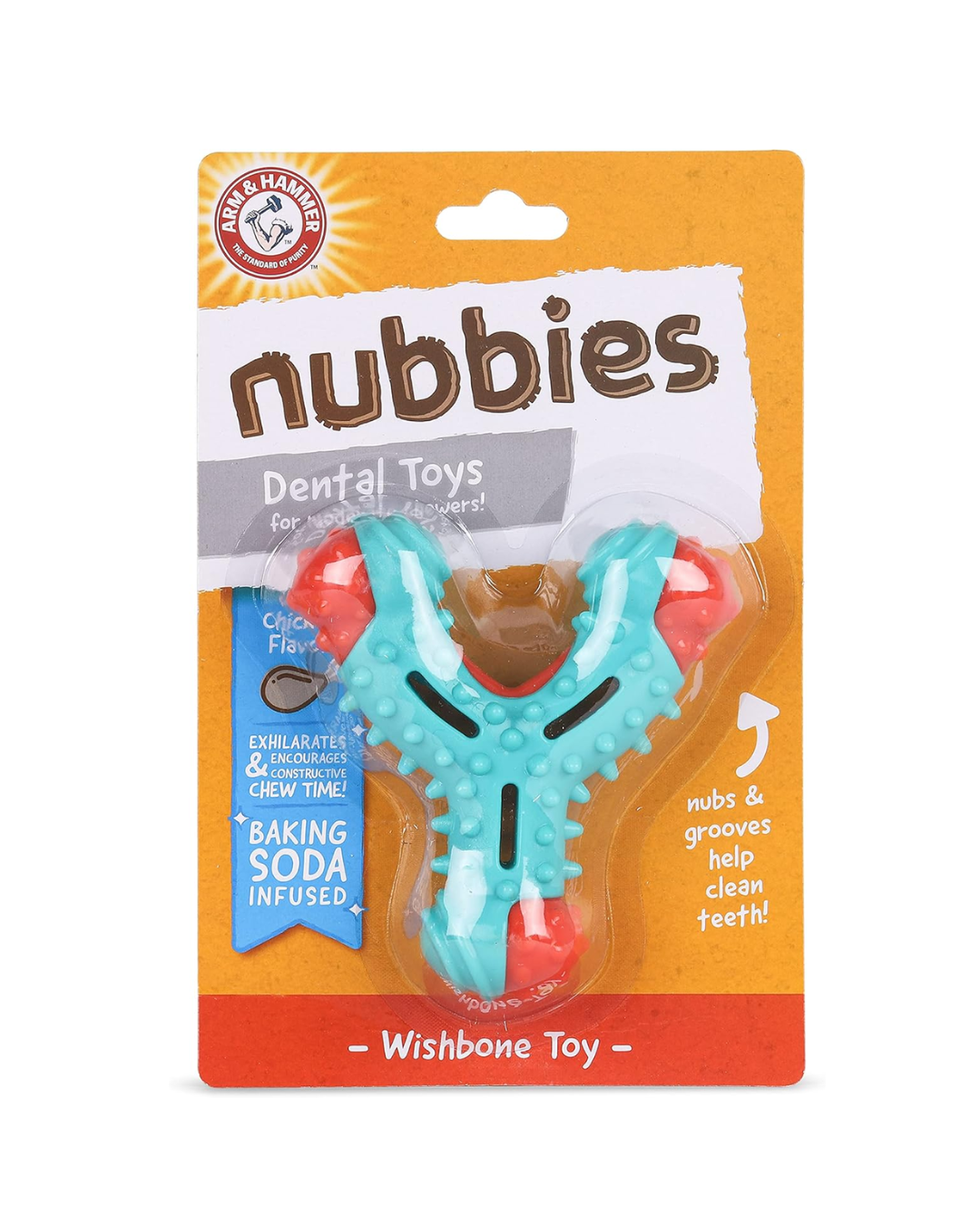 Arm & Hammer for Pets Nubbies Wishbone Dog Dental Toy