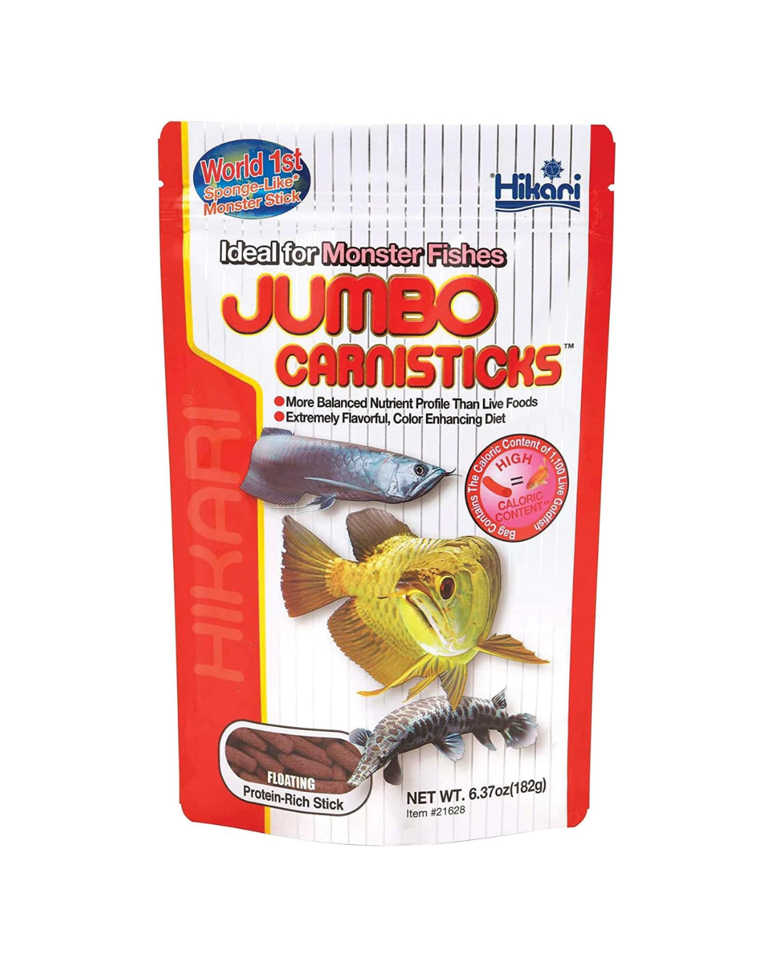 Hikari Tropical Jumbo Carnisticks Fish Food