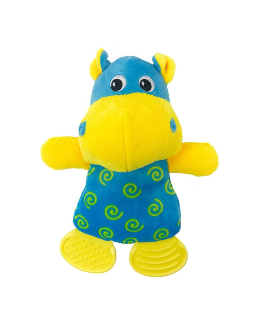 Dogline 10" Hippo Soft Dog Toy