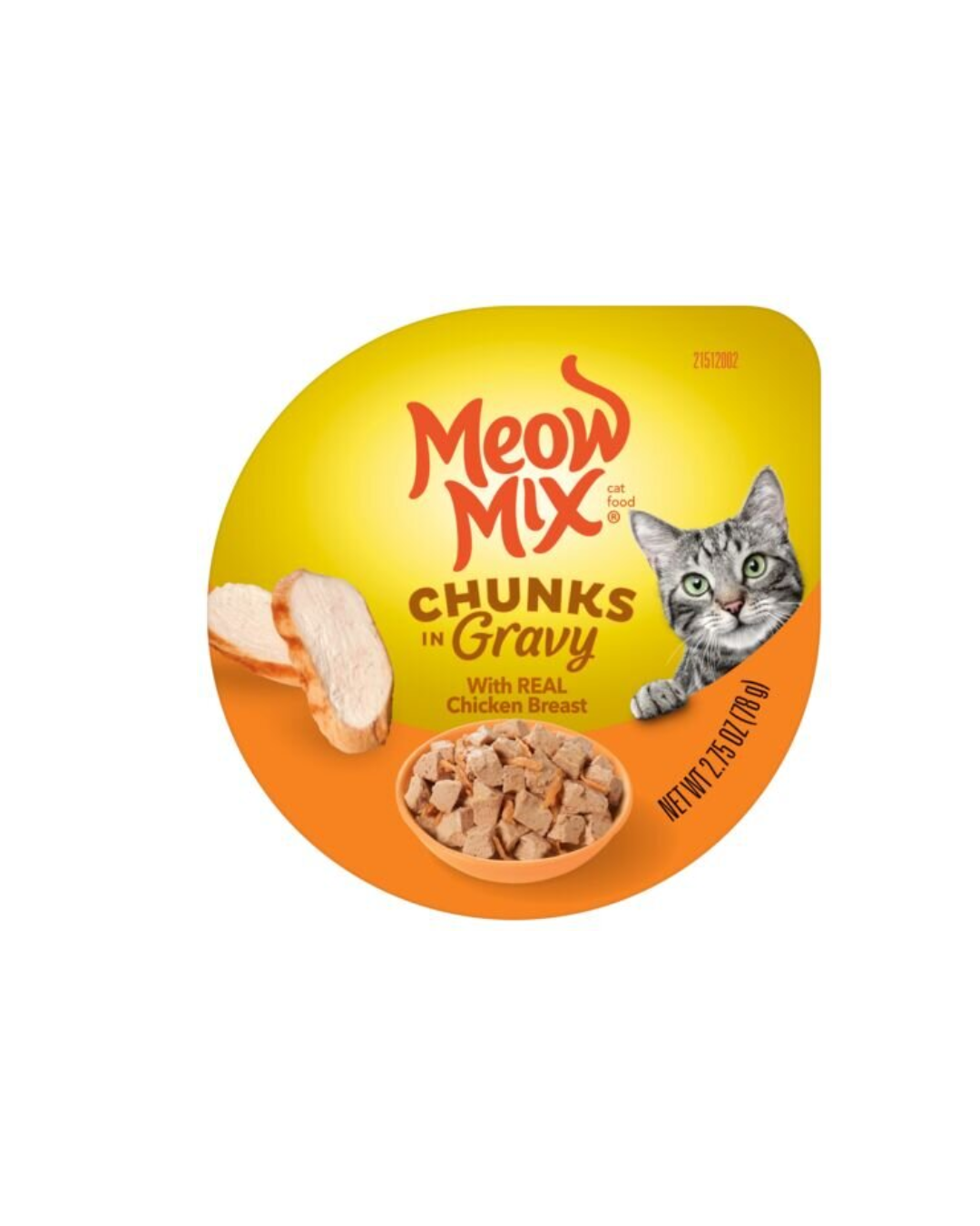 Meow Mix Chunks in Gravy With Real Chicken Breast Cat Food