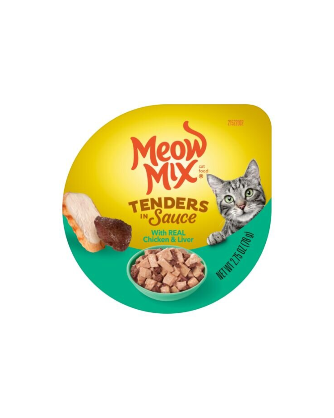 Meow Mix Tenders in Sauce With Real Chicken & Liver Cat Food