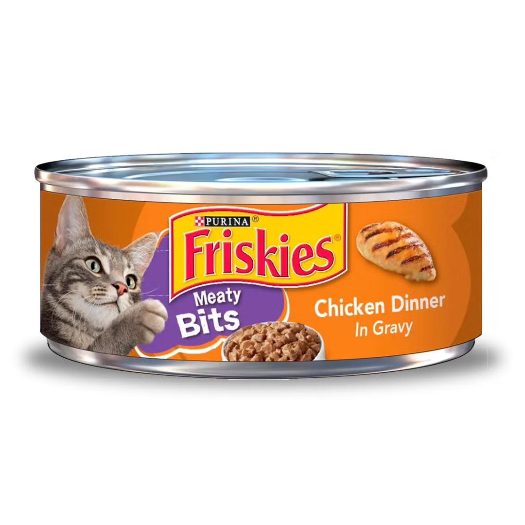Purina Friskies Meaty Bits Chicken Dinner in Gravy