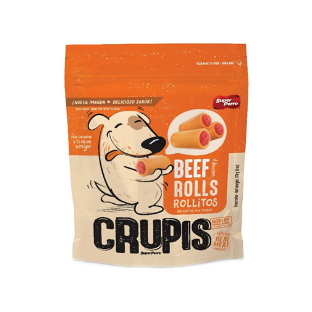 CRUPIS BEEF AND BACON ROLLS