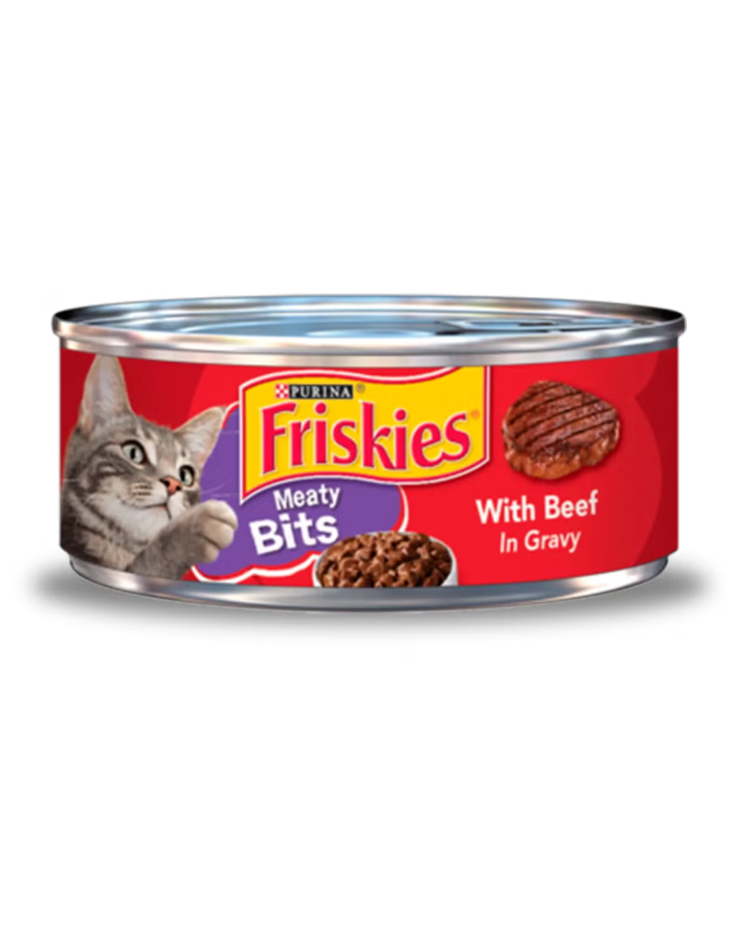 Purina Friskies Meaty Bits With Beef in Gravy