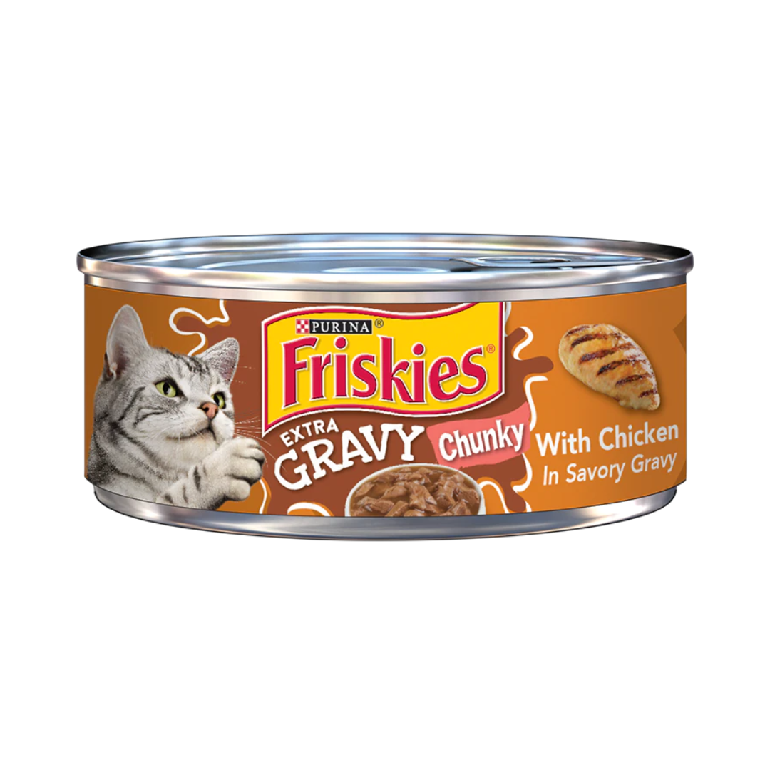 Friskies Extra Gravy Chunky With Chicken In Savory Gravy