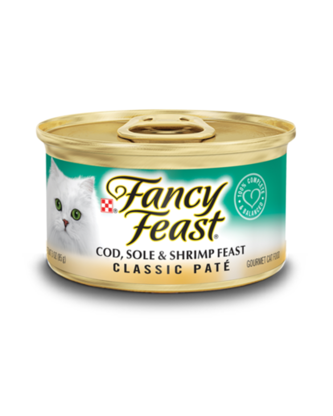 Fancy Feast Classic Paté Cod, Sole & Shrimp Gourmet