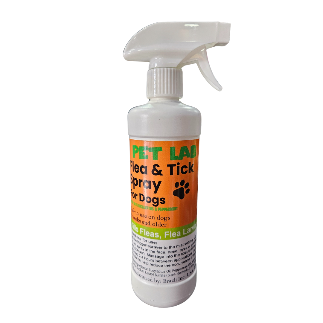 Pet Lab Flea & Tick Spray for Dogs