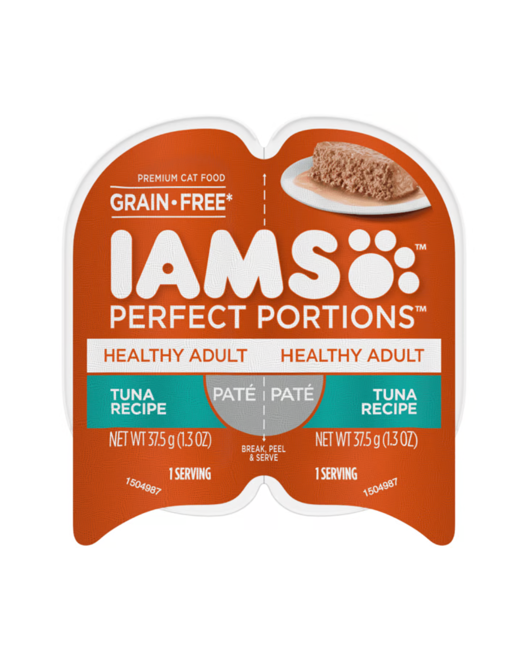 IAMS Perfect Portions Healthy Adult Pate -Tuna Recipe