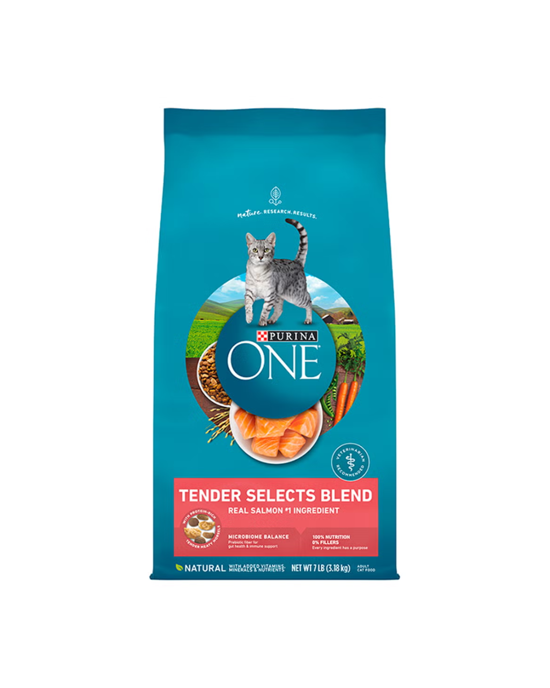 Purina Tender Selects Blend With Real Salmon Dry Cat Food