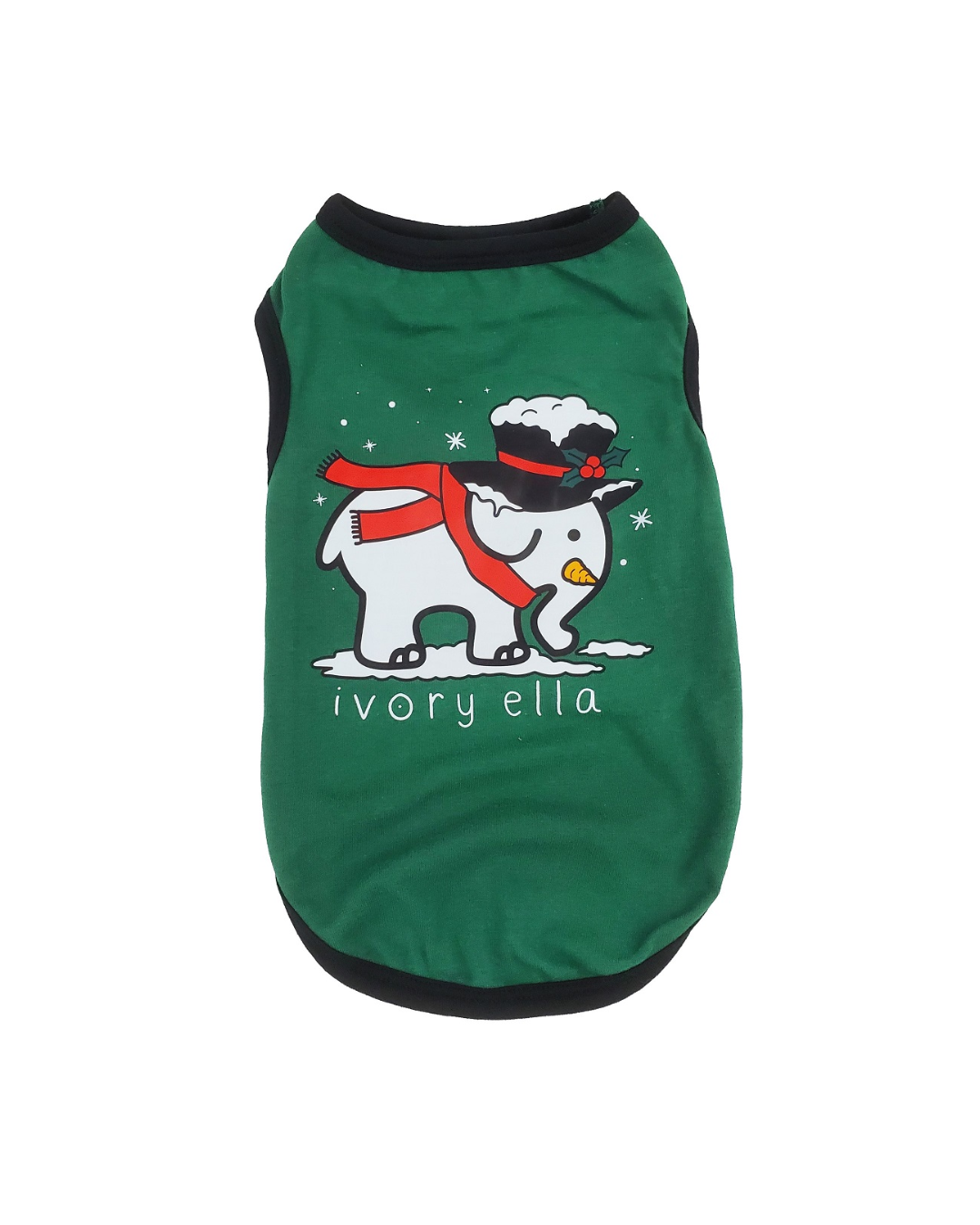 Hip Doggie Santa Scarf Tank