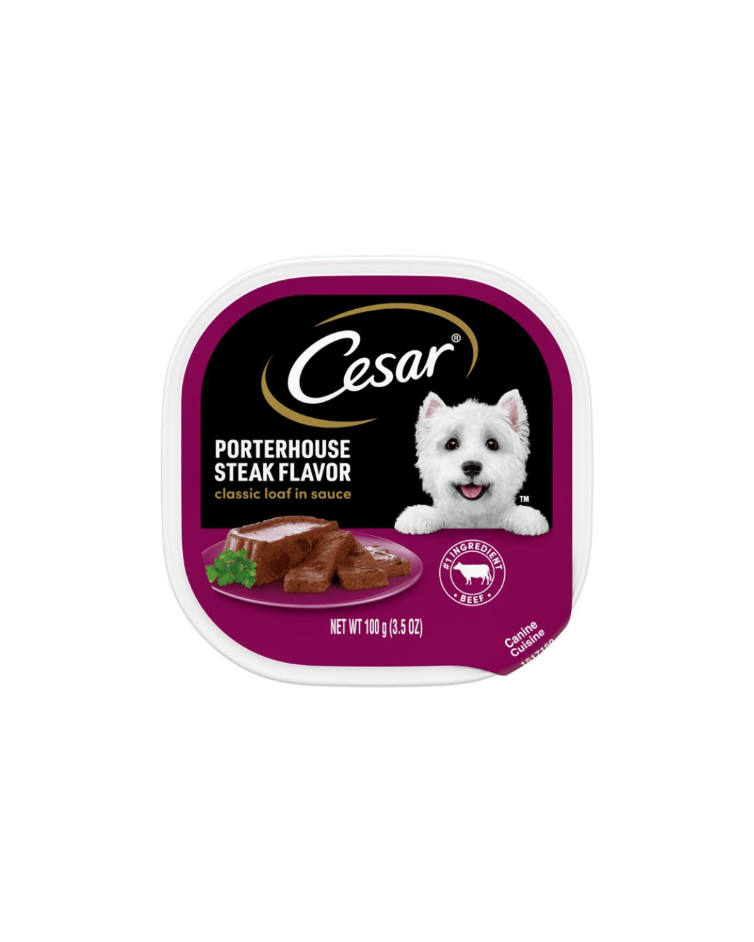 Cesar Classic Loaf in Sauce Porterhouse Steak