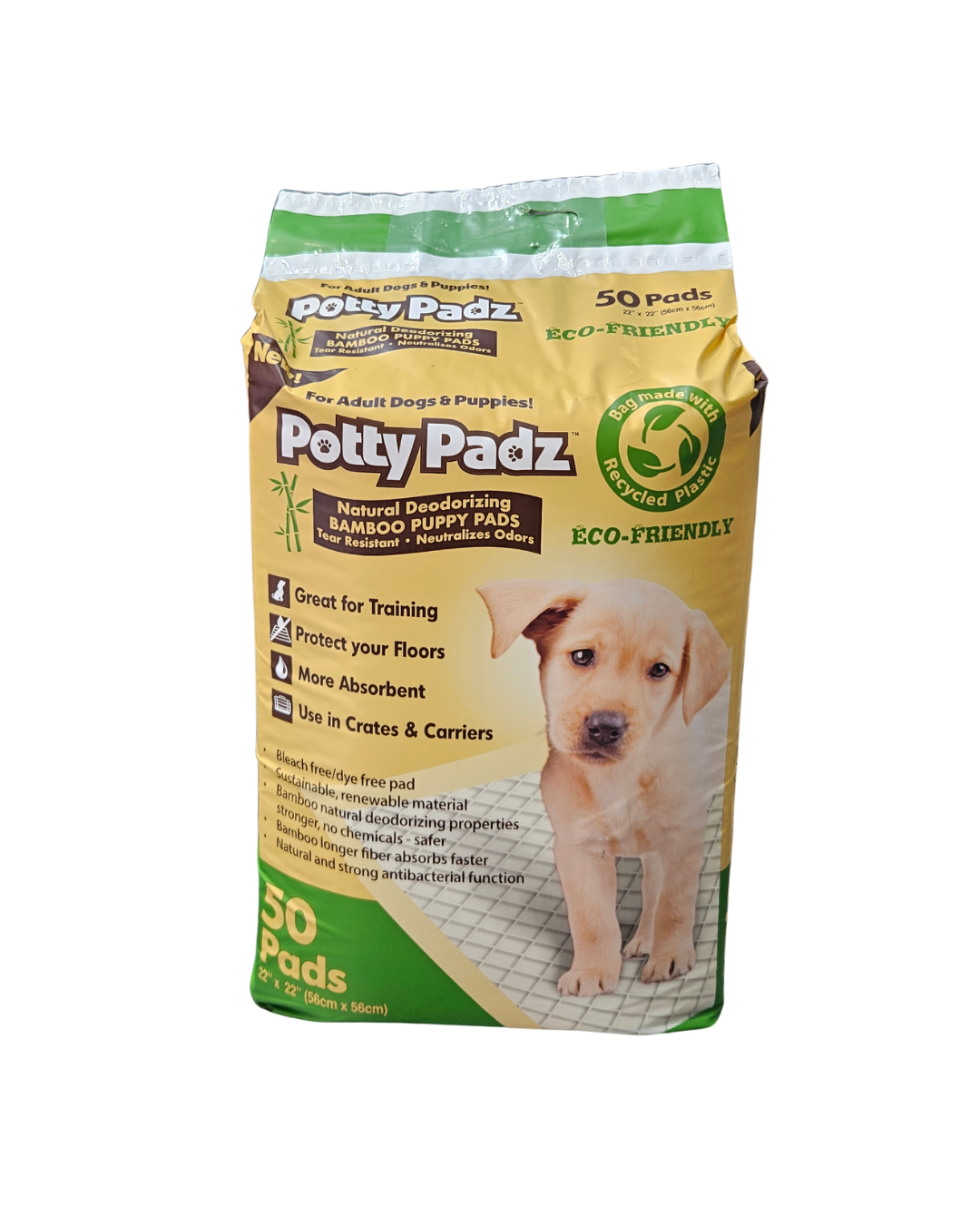 Potty Padz Natural Bamboo Puppy pads
