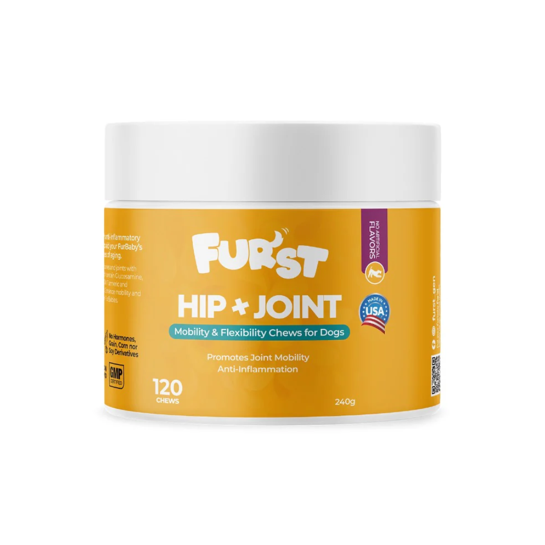 Fur'st Hip and Joint Dog Supplement 120 Chews
