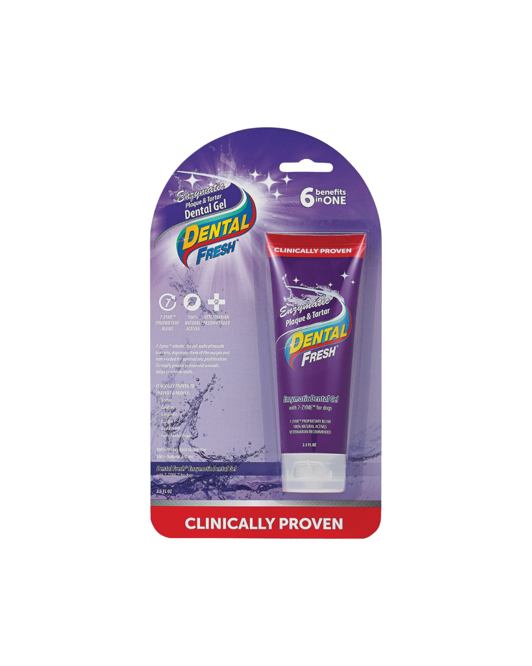 Dental Fresh 7-Zyme Enzymatic Dental Gel for Dogs