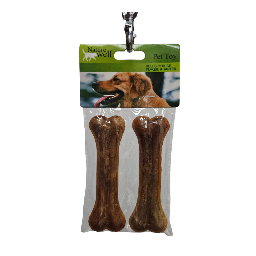 Nature Well 5" Rawhide Bone Beef