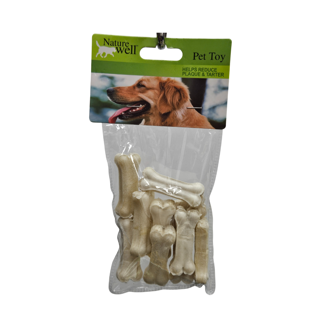 Nature Well 2" Pressed Rawhide Bone