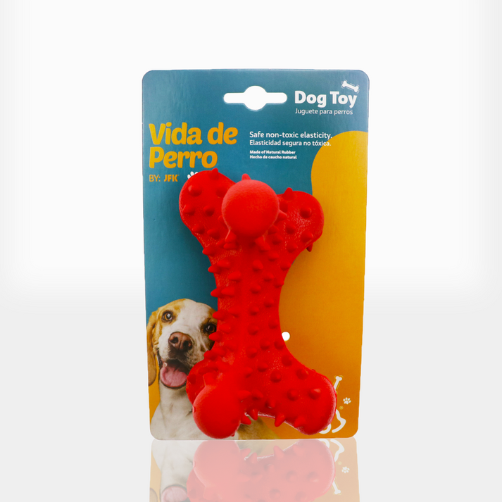 Vida De Perro 3D Bone-Shaped Toy with Spikes