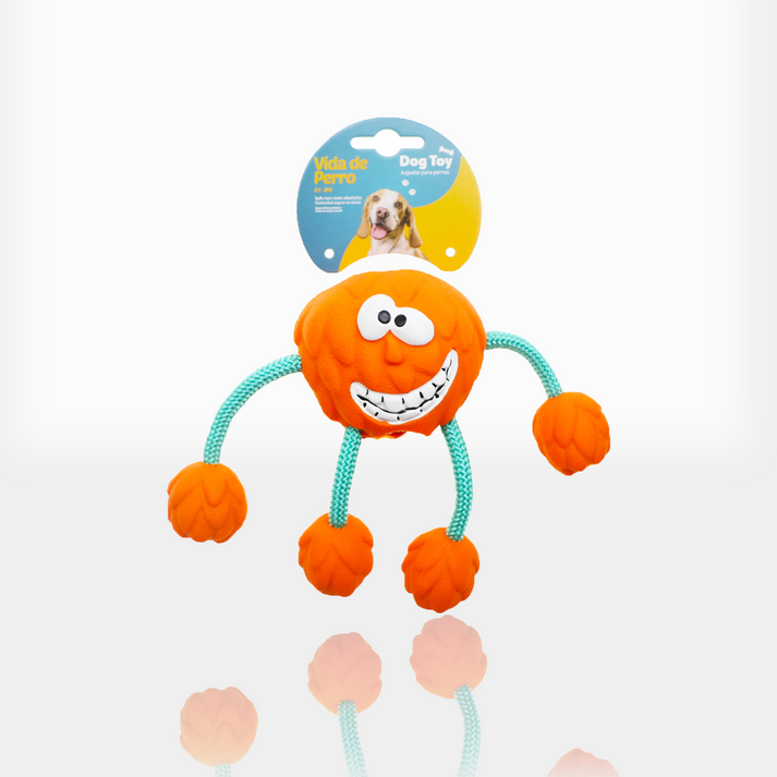 Vida De Perro Smiling Face Shaped Toy with Sound