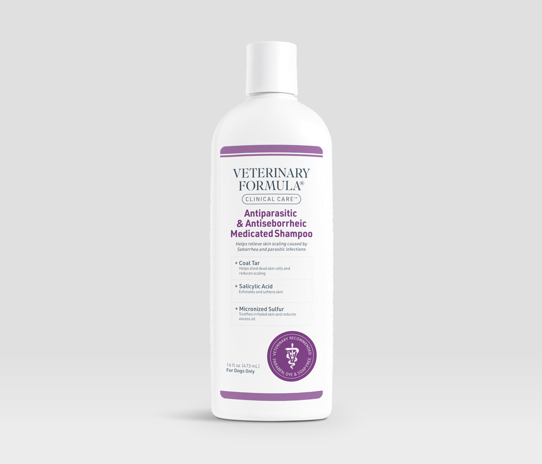 Veterinary Formula Antiparasitic & Antiseborrheic Medicated Shampoo