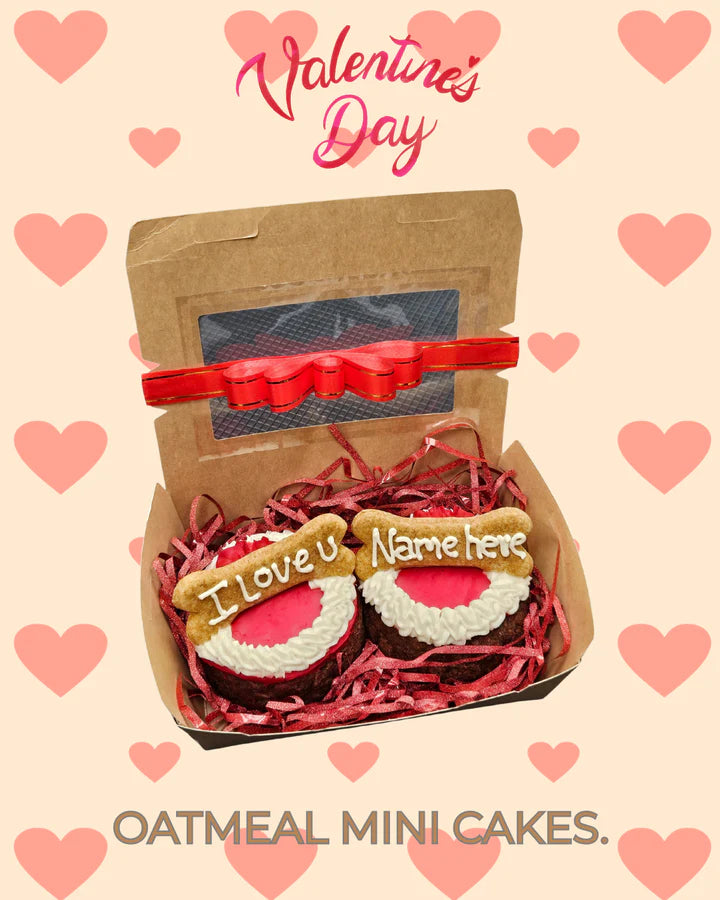 Heart shaped pet bakery treats