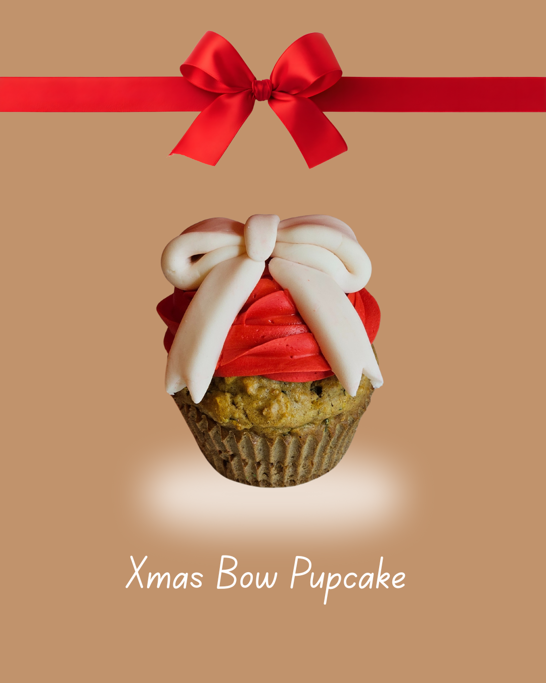 Oatmeal Christmas Pupcakes.