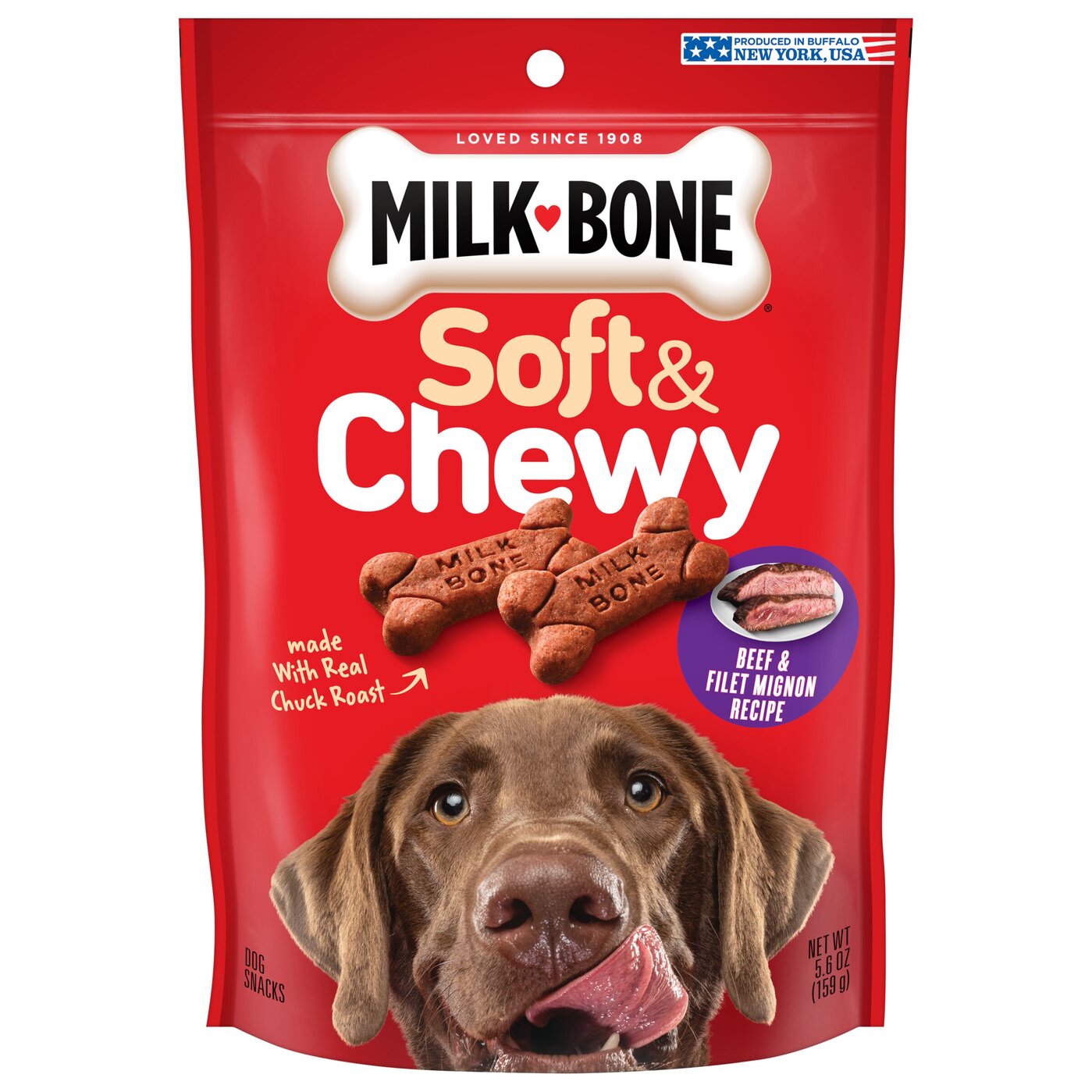 Milk-Bone® Soft & Chewy With Real Beef & Filet Mignon