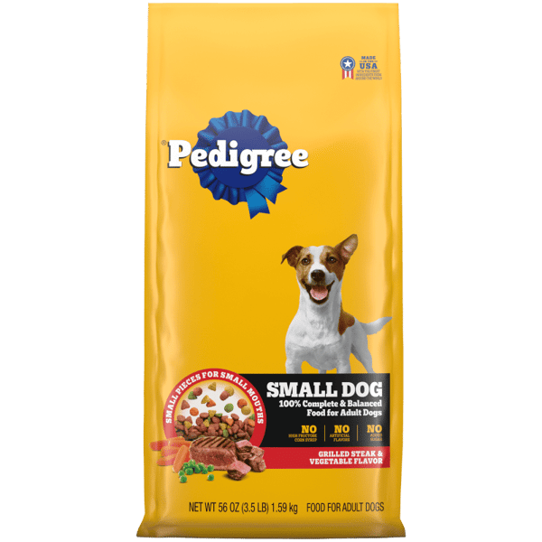 PEDIGREE® Dry Dog Food Small Dog Grilled Steak and Vegetable Flavor