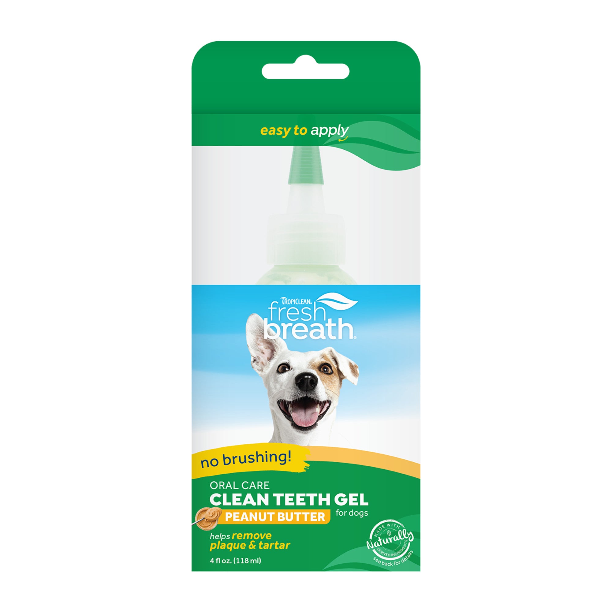 Tropiclean Fresh Breath Oral Care Gel for Dogs – Peanut Butter Flavor