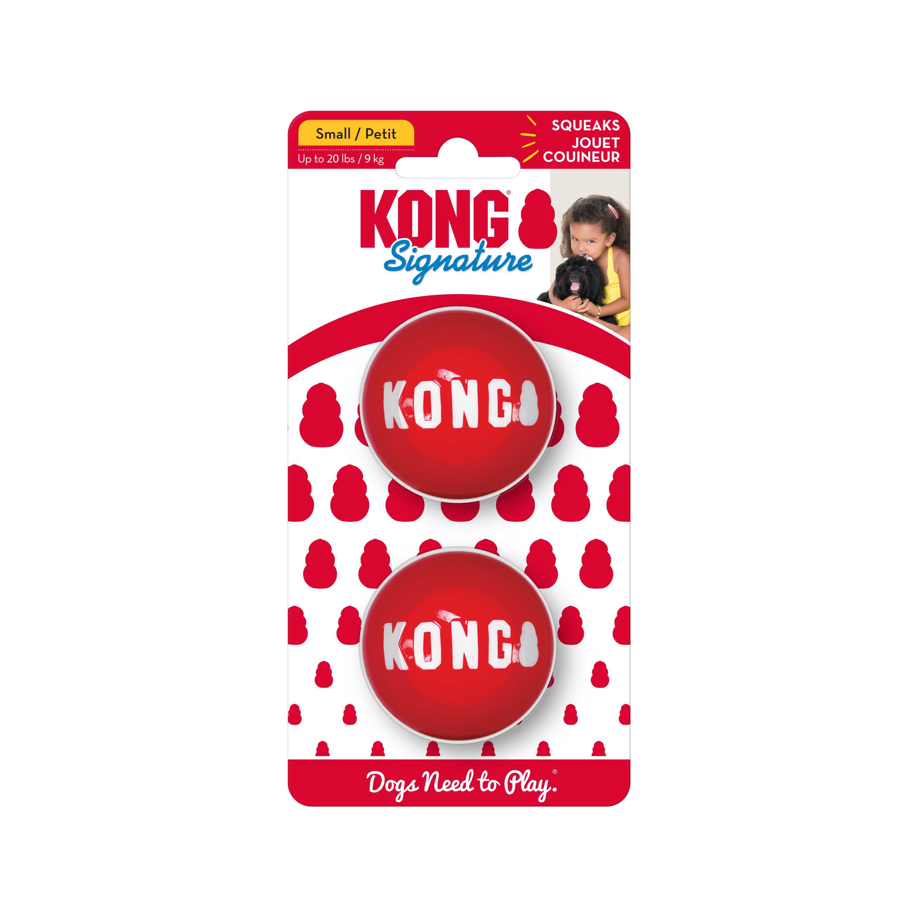 Kong Signature Balls 2-pk