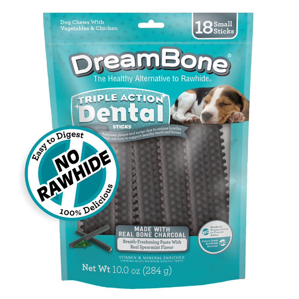 Dreambone Triple Action Dental Sticks Charcoal