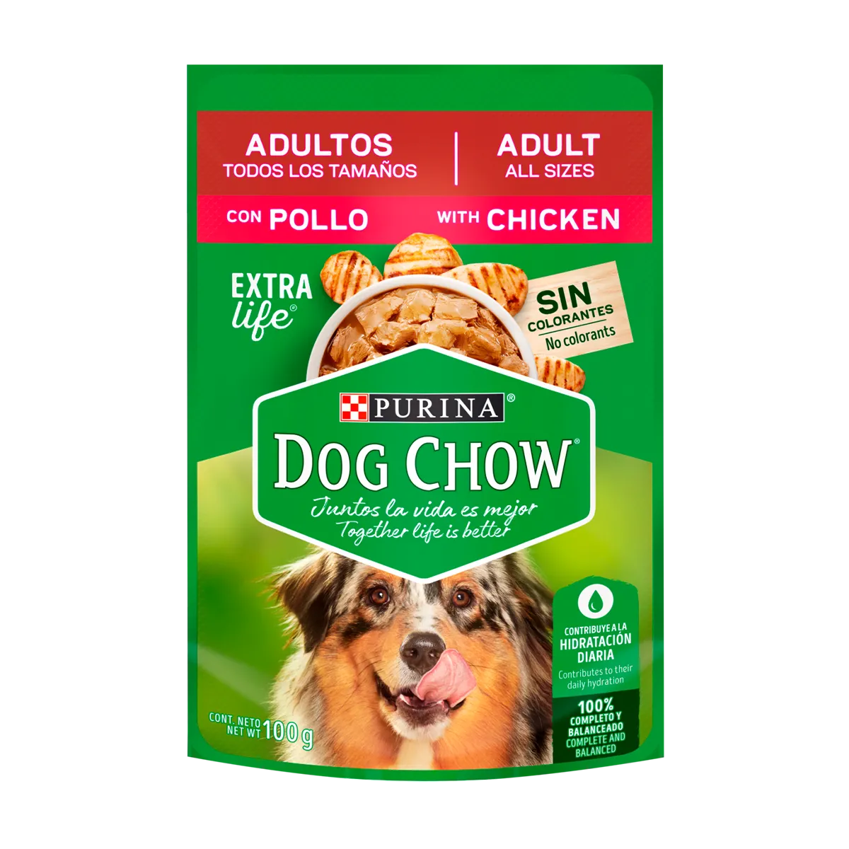 PURINA DOG CHOW WET FOOD ADULTS ALL SIZES WITH CHICKEN