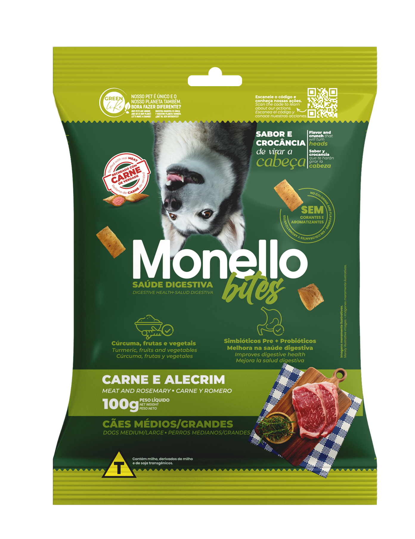 Monello Bites Medium and Large Breeds Dogs - Digestive Health