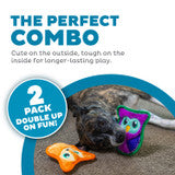 Durablez Owl/Fox 2Pk Mlt XS