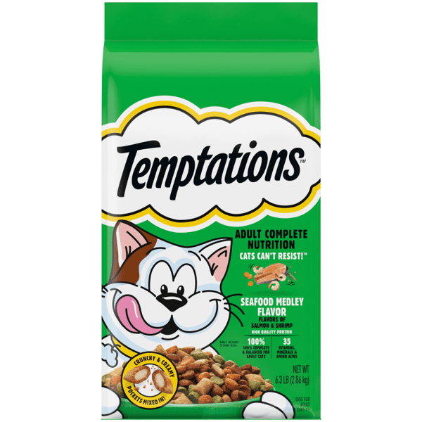 Temptations Seafood Medley Flavor Dry Cat Food