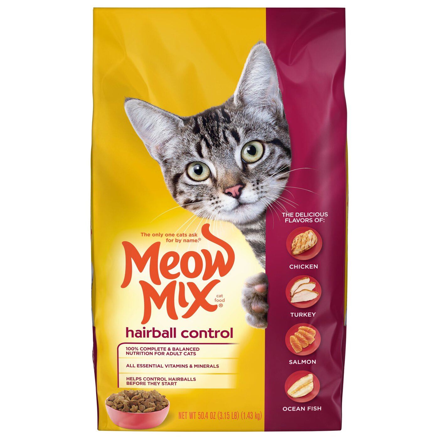Meow Mix Hairball Control Cat Food
