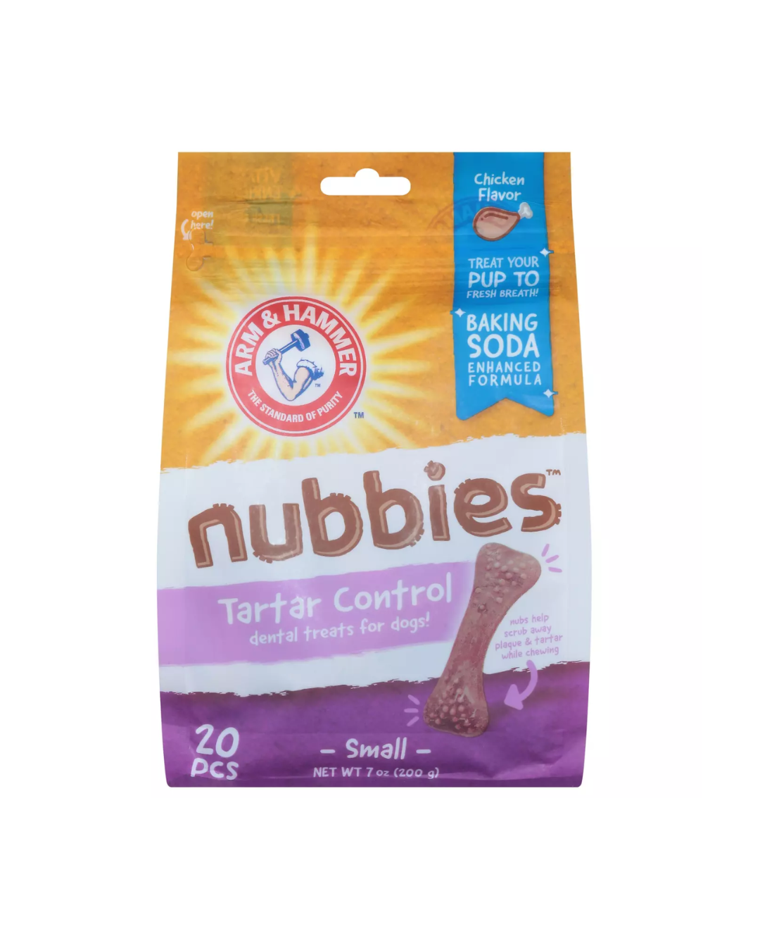 Arm & Hammer Nubbies Chicken Flavor Small Dental Dog Treats
