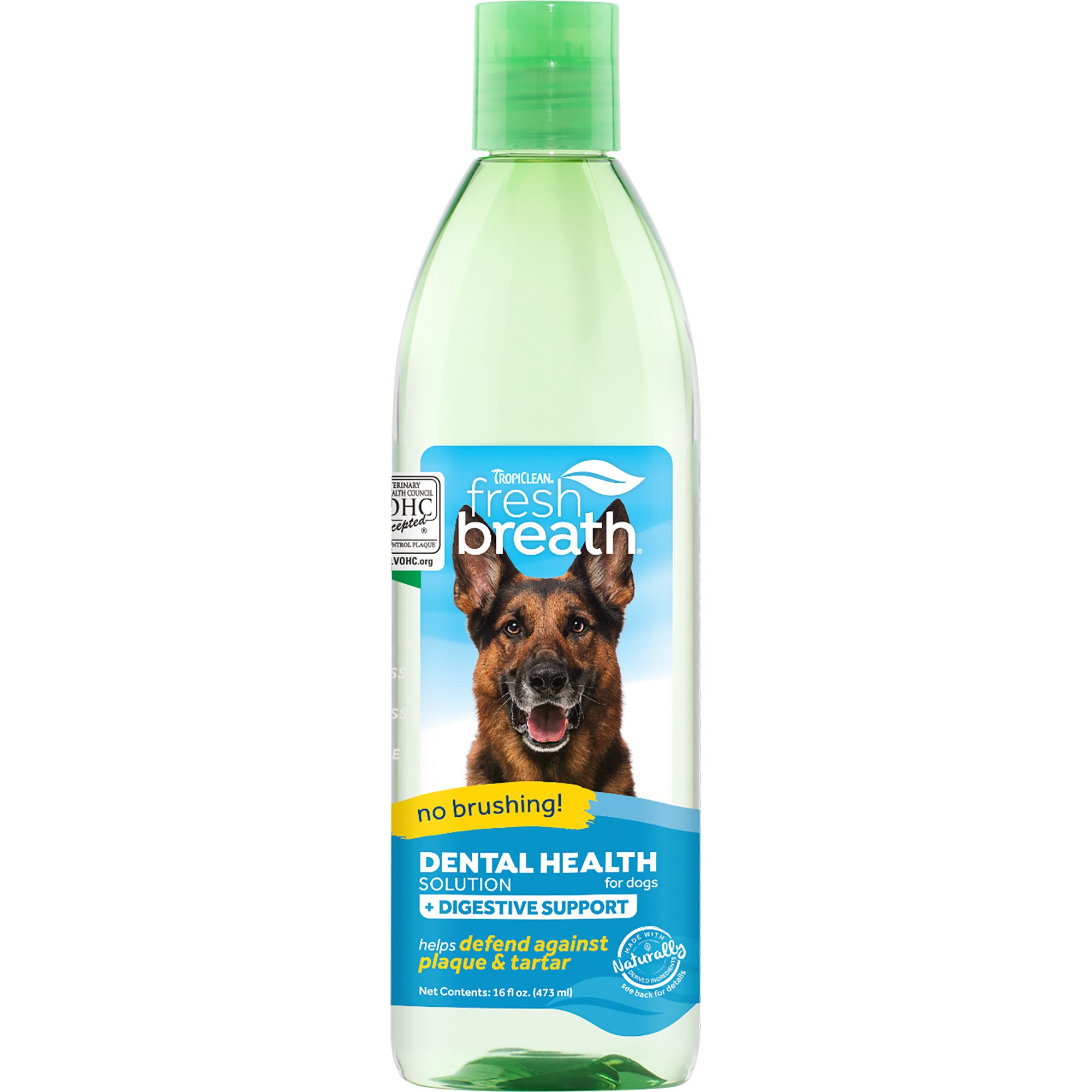 Tropiclean Fresh Breath Dental Health Solution Plus Digestive Support for Dogs